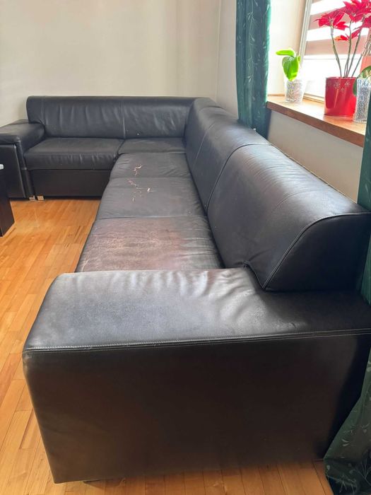 Narożnik skórzany duży