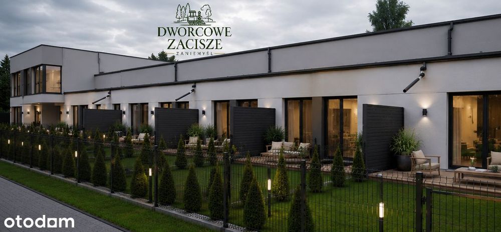 Dwupoziomowe mieszkanie z ogródkiem–97,08m²|Dworcowe Zacisze,Zaniemyśl