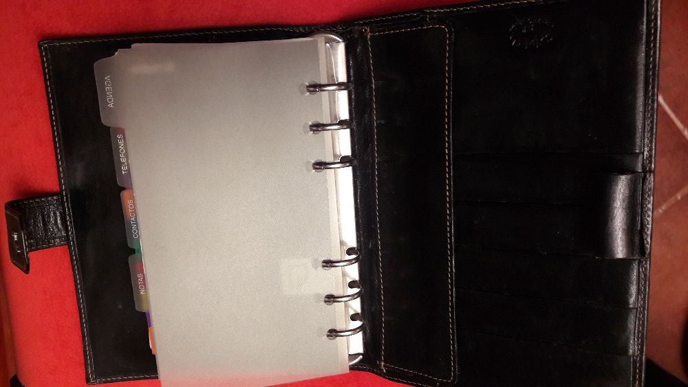 Agenda Camel em couro