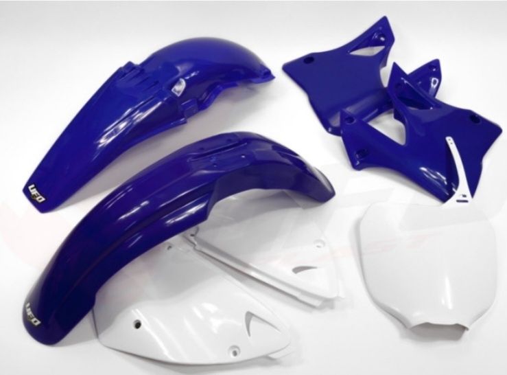 Komplet Plastików Yamaha Yz 125 yz 250 rok 00-01 Błotnik boczek Osłona