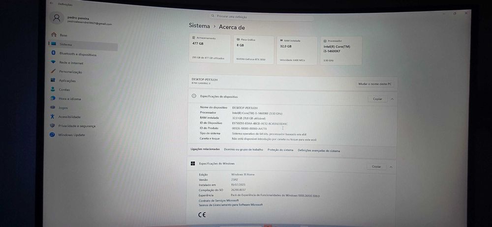 Setup gaming completo