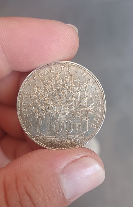 Moeda 100 francos 1983