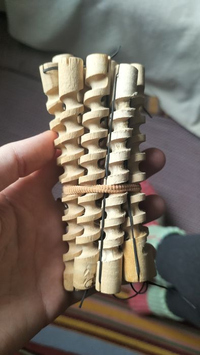 Бігуді коклюшки дерев'яні