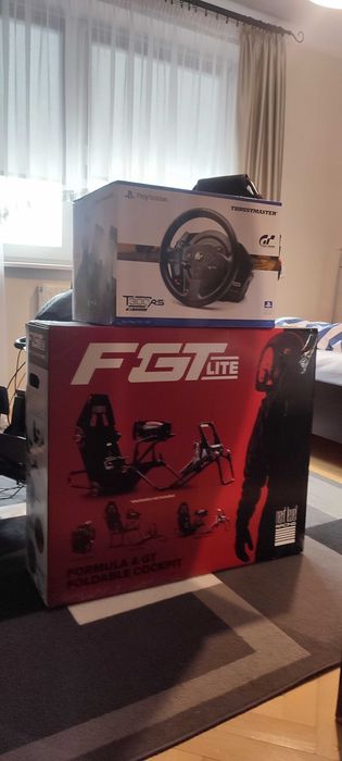 Kierownica Thrustmaster T300RS GT + fotel Next Level+Shifter+Hydrpłapa