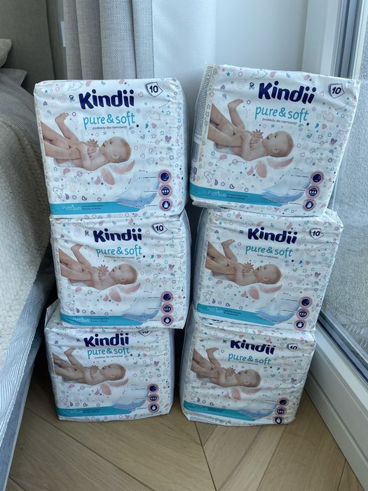 Podkłady jednorazowe dla niemowląt Kindi 60x60 cm