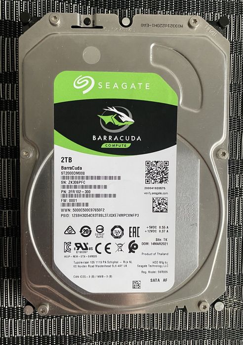 Жесткий диск Seagate Barracuda 2tb