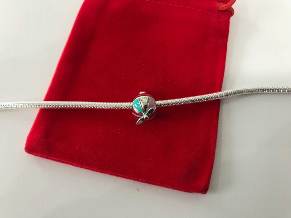 Conta Menino Pandora em Prata de Lei 925 Novo!