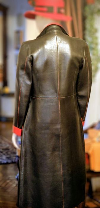 Piękny plaszcz LAMATTA SKORA .