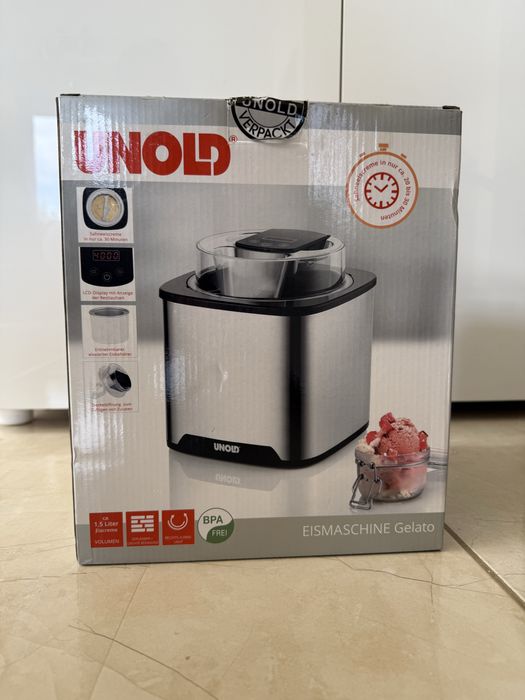 Maszynka do lodów UNOLD Gelato 48855. Stan idealny.