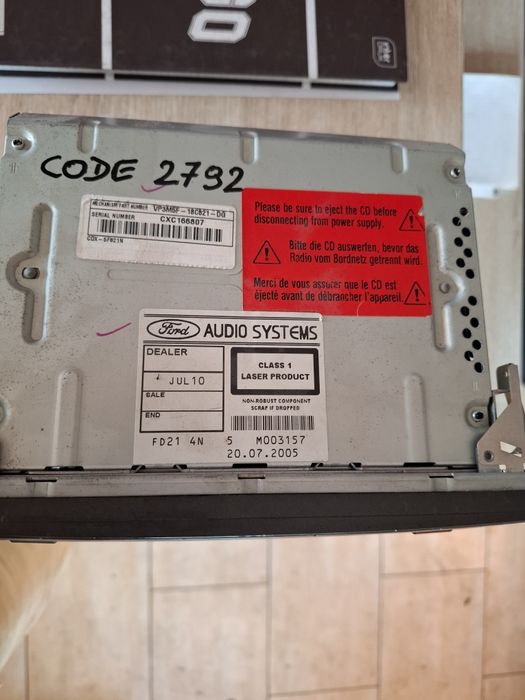 Ford Focus MK2 Radio Navi Telefon VP3M5F-18C821-DQ