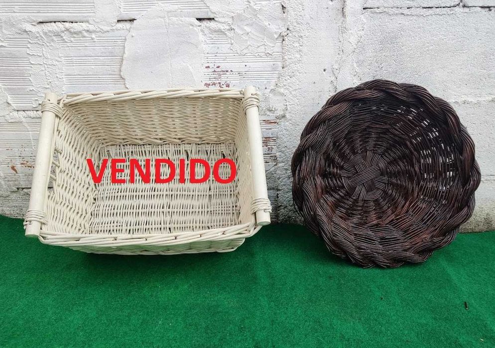 Cesto cesta artigo vime verga artesanal manual tradicional