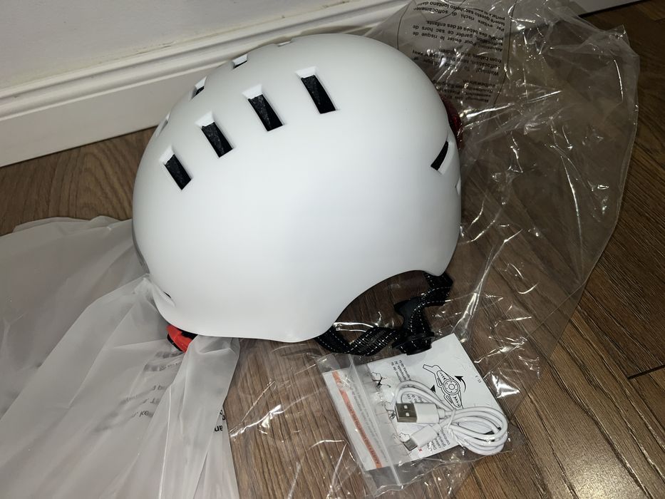 Gridinlux Safe & Go white kask 57-61 cm