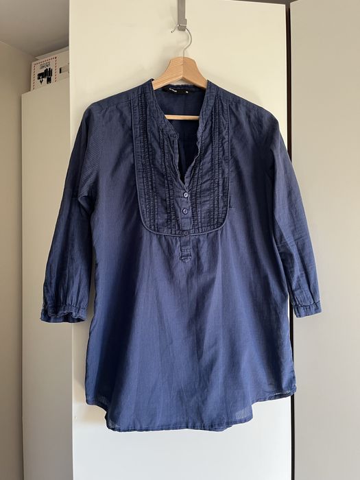 Koszula bawełniana granatowa