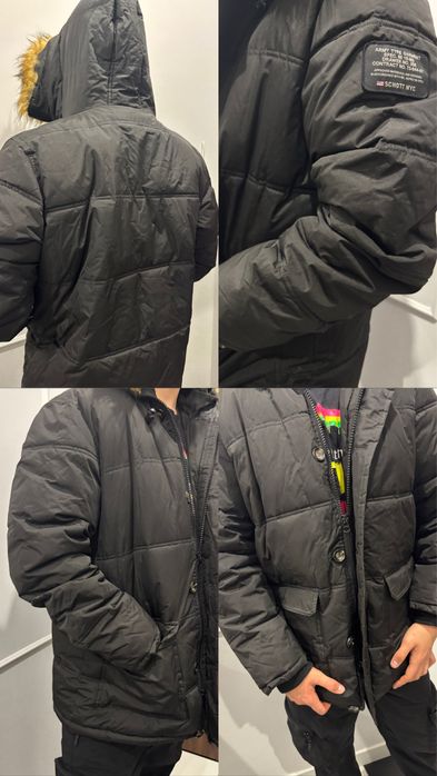 Czarna kurtka bomber Shott NYC