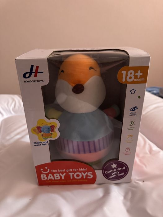 Іграшка неваляшка Лисичка