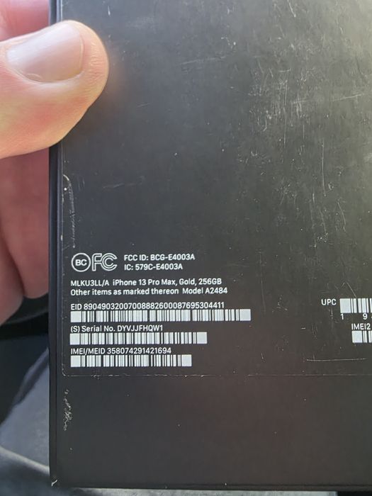 Iphone 13 pro max 256 gb neverlock