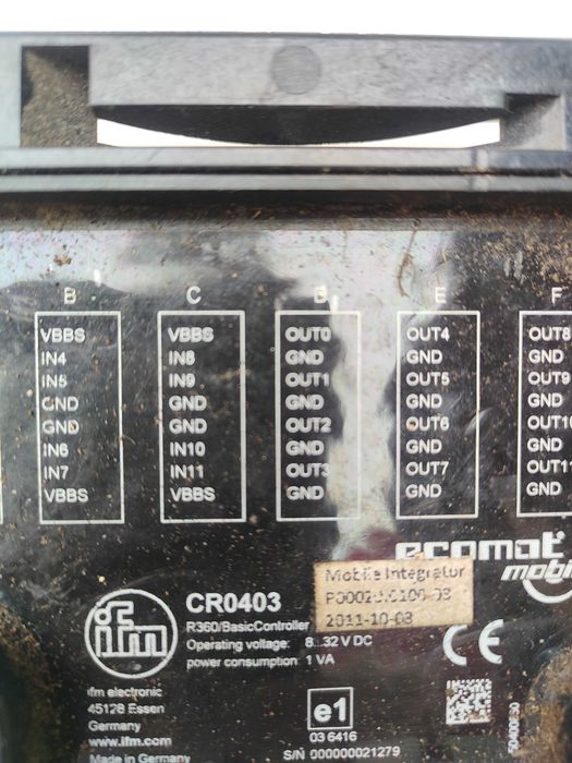 ECOMAT mobile  IFM  CR0403 module z wtyczkami do montażu pomoc techniczna