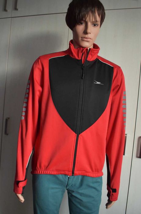 Bluza L zasuwana softshell sportowa rowerowa kolarska outdoor rozpinana