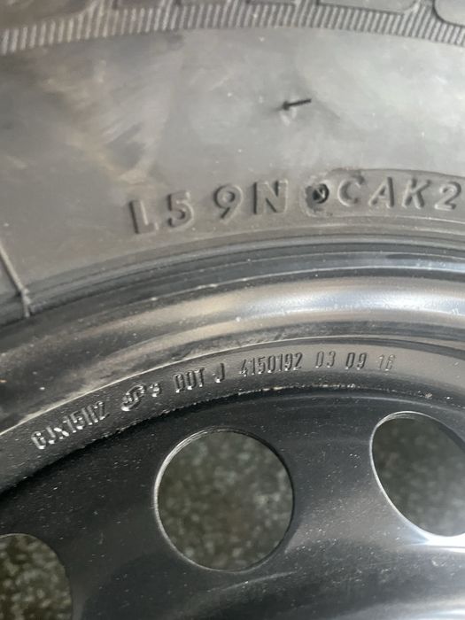 Запасне колесо 5х114.3