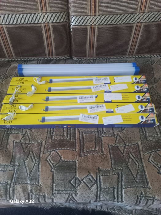 Світильник світлодіодний з акумулятором EMERGENCY LIGHT TUBE 50 см.