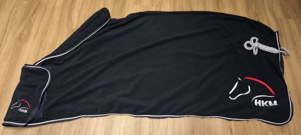 145 cm derka polarowa HKM czarna
