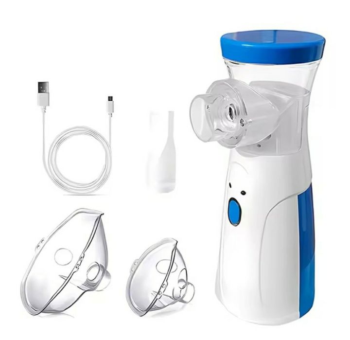 Conjunto Nebulizador portátil com oxímetro