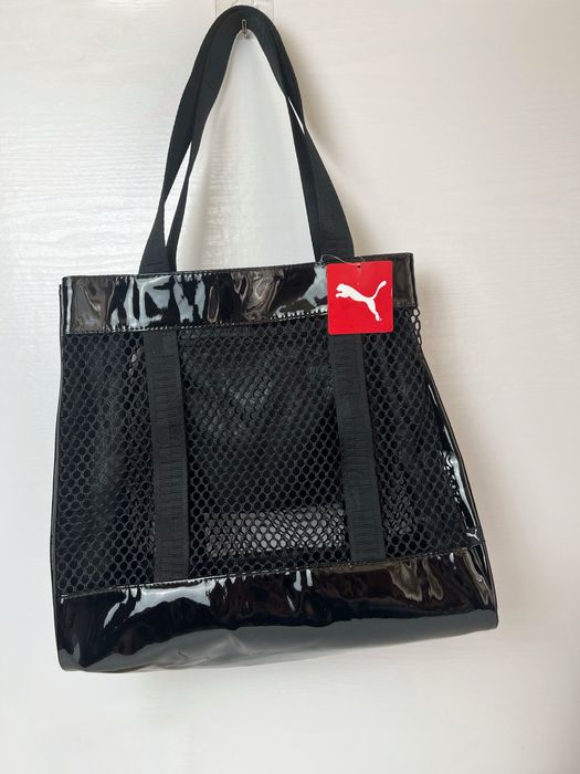 Сумка puma black solid core net handheld bag