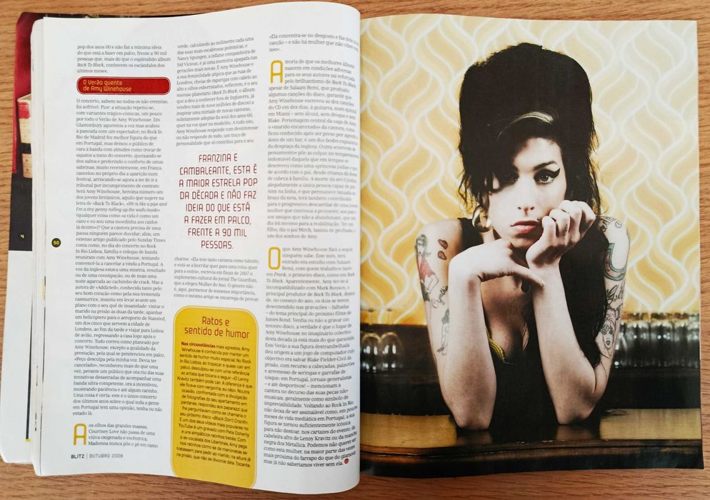 BLITZ nº 28 de outubro de 2008 - Beatles, Amy Winehouse, Michael Jackson