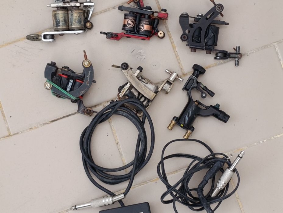 Conjunto de máquinas tatuagem