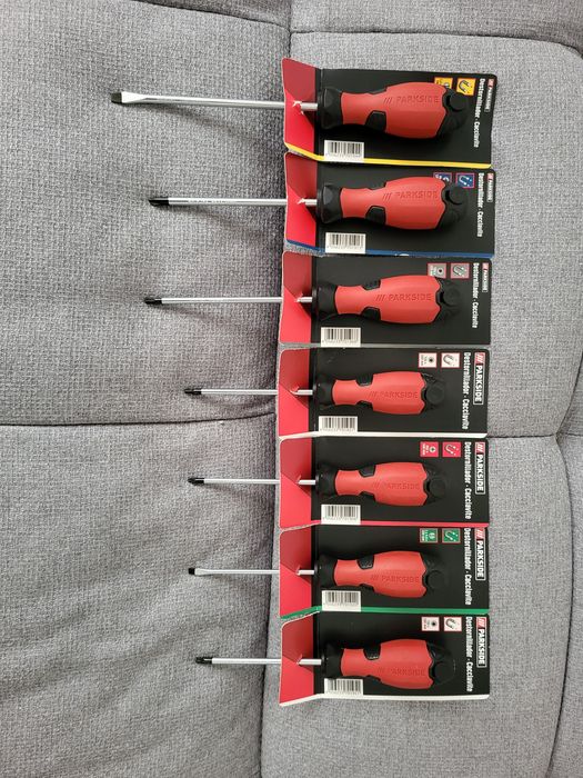 Conjunto 7 Chaves Fendas / Parkside