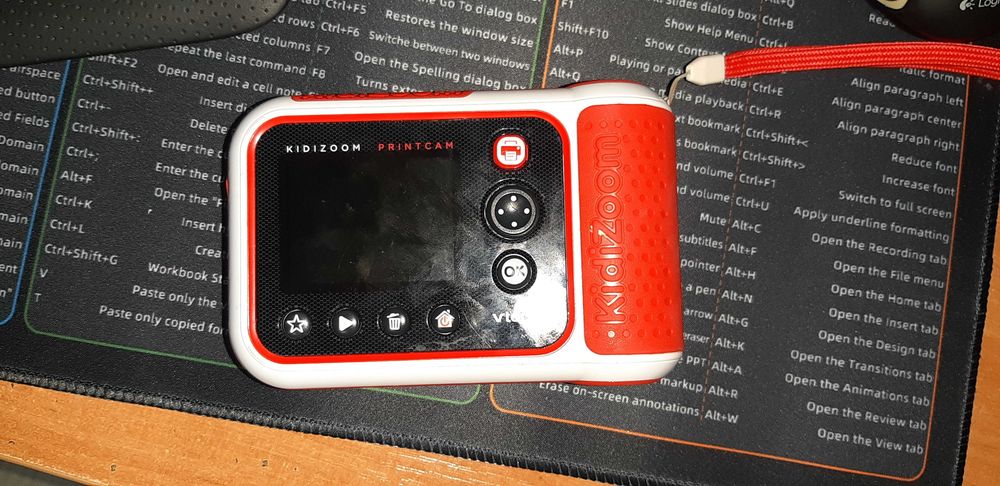 KidiZoom PrintCam Red, цифрова миттєва камера для дітей із принтером