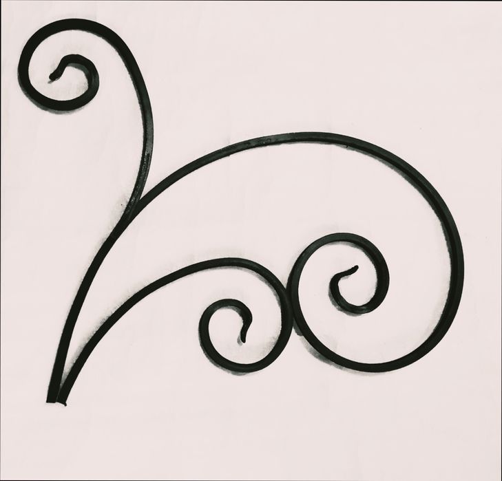 Кована розетка 670х570 мм