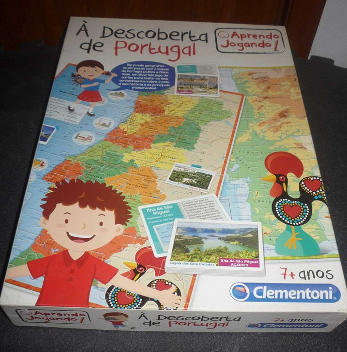 Puzzle/ Jogo Clementoni "Portugal": 1 euro