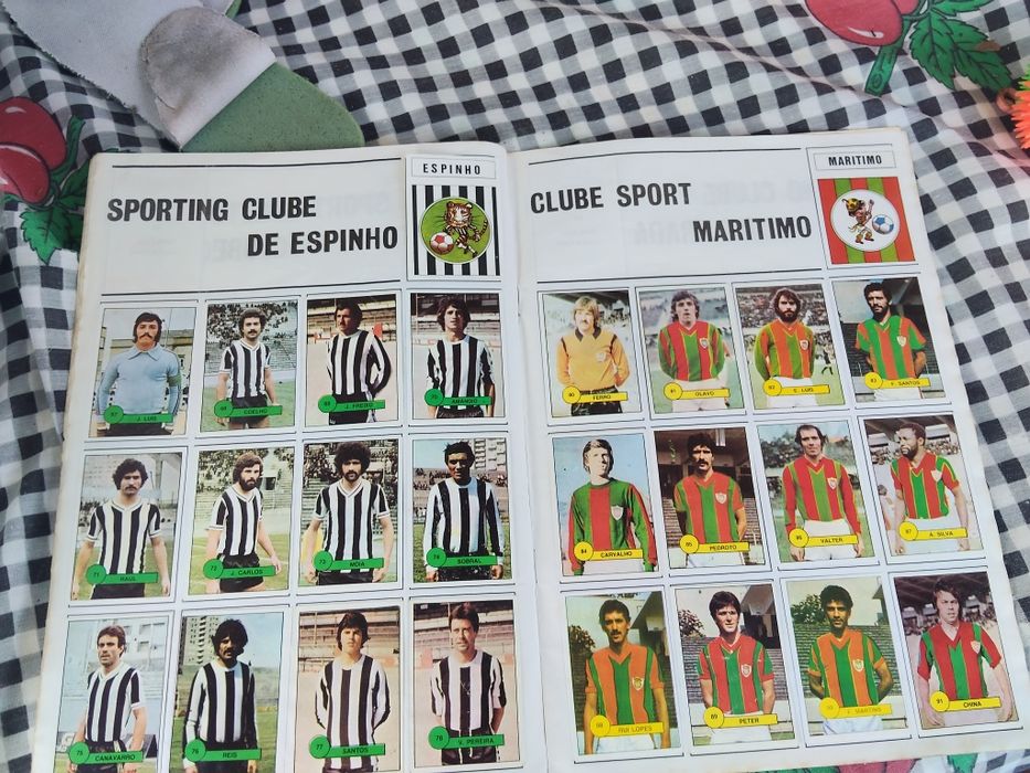 Caderneta futebol 80