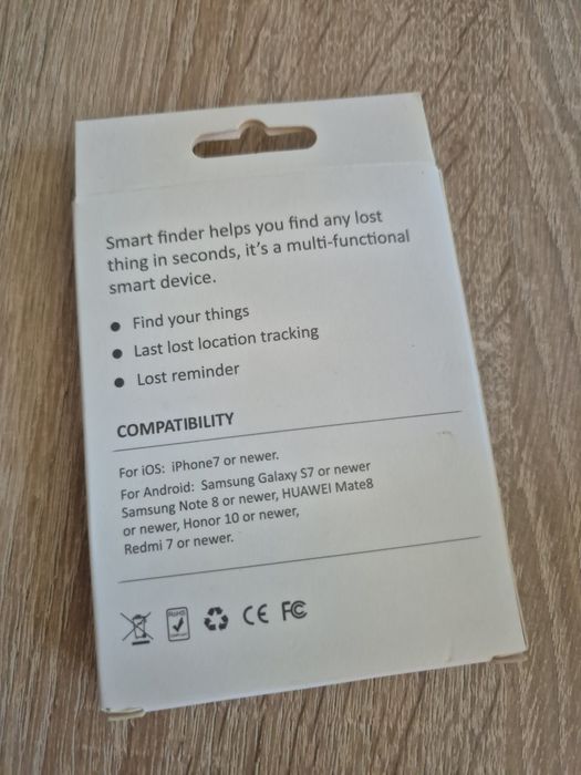 Розумний Bluetooth трекер Smart Finder iFindU (Пошуковий брелок-антизагубиться)