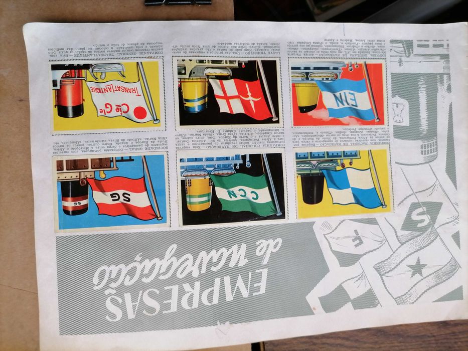 Caderneta Cromos NAVIOS E NAVEGADORES
