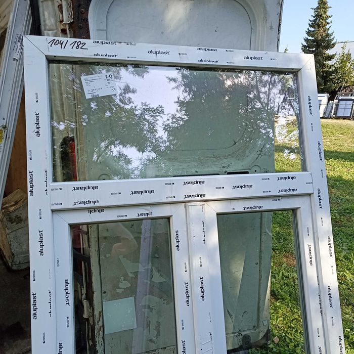 Okno pcv 104/182 ruchomy słupek