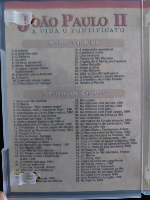 DVDs Papa João Paulo II