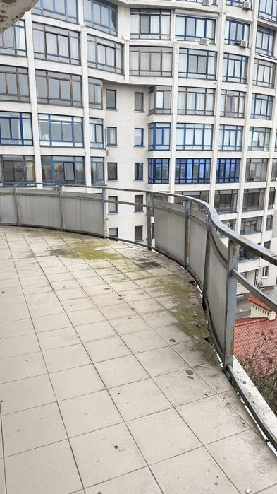 Трехкомнатная квартира Мукачевский пер., Терраса и вид на море