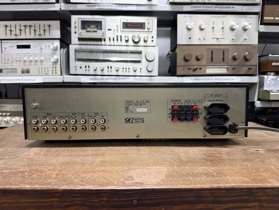 ‼️ Sony TA-A200 – Wzmacniacz Stereo Hi-Fi z Wejściem Phono i Klasyczną Konstrukcją Sony | Audio Room
