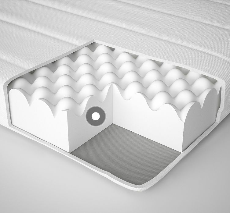 Colchão 1.40m x 1.90m espuma firme