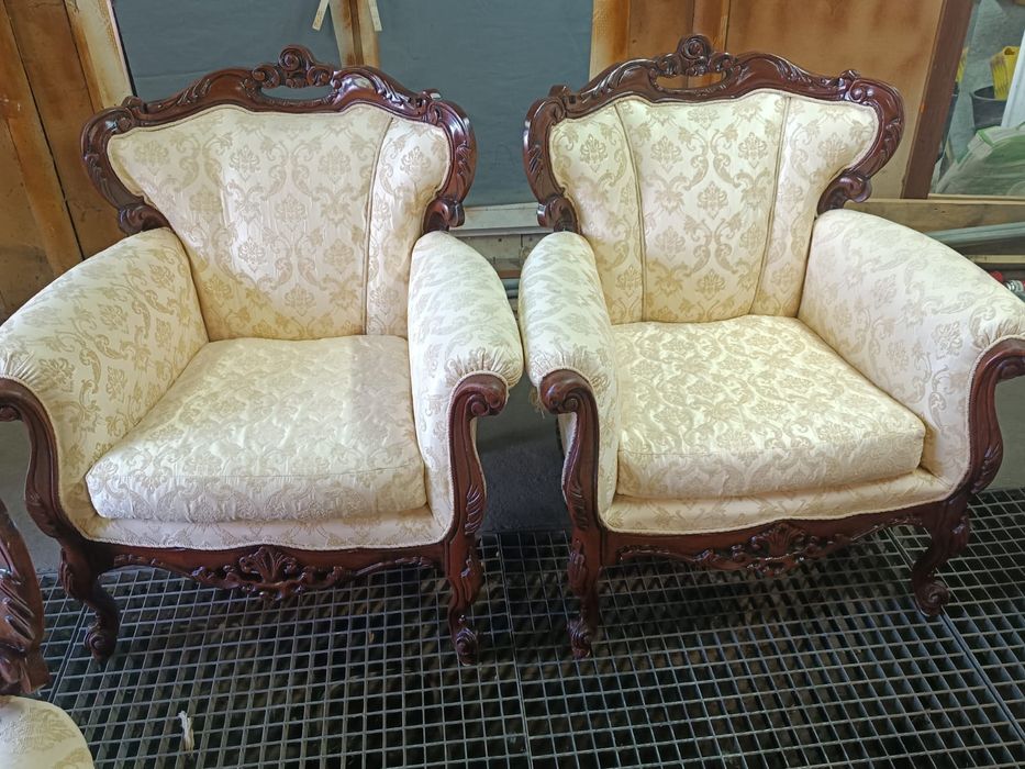 Sofa + 2 Fotele w stylu Ludwikowskim