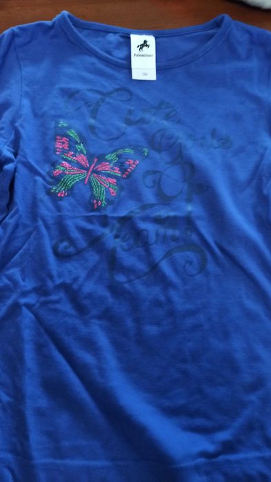 Bluzeczka w kolorze niebieskim