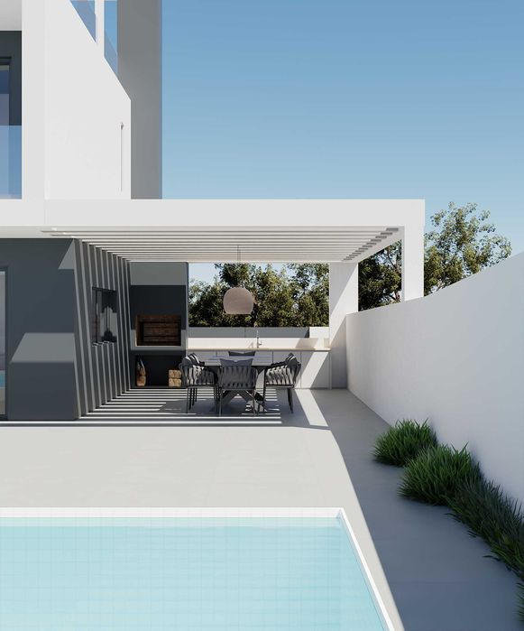 Moradia de luxo à venda em Marina de Albufeira com elevador e piscina com jacuzzi