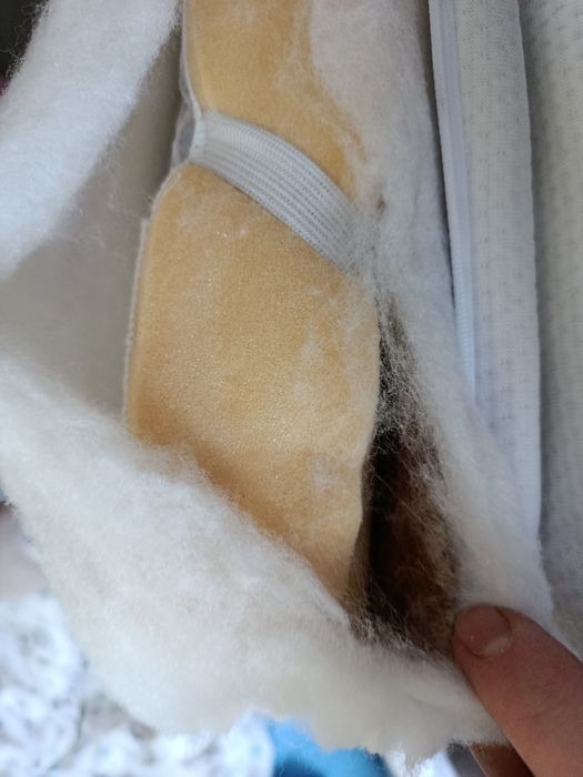 Materac 120x60 babymam gryka kokos do łóżeczka dla dziecka 60x120