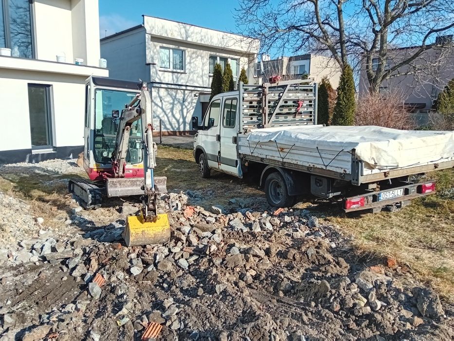 Uslugi minikoparka