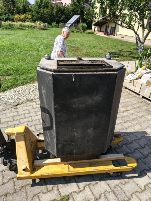 Kominek z płaszczem wodnym