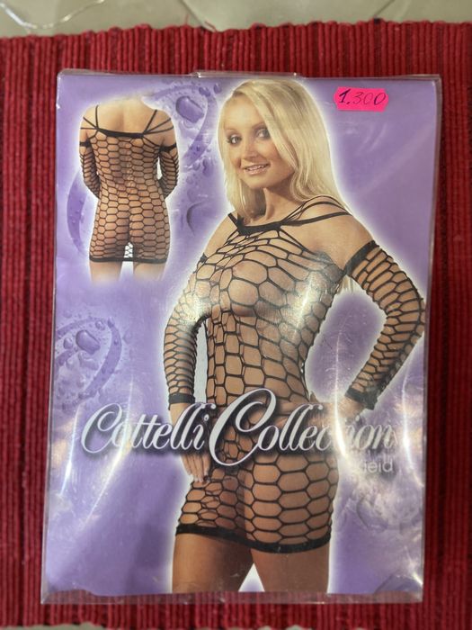 Женский боди -пеньюар в сетку