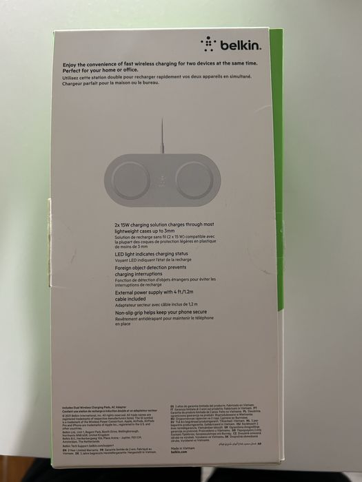 Carregador de emulsão para telefone e smartwatch