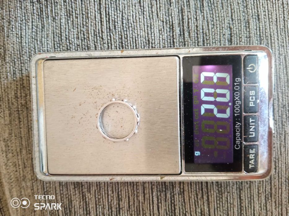 Кольцо женское серебро.